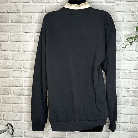 Vintage 90’s Valerie Folk Art Appliqué Winter Birds Sweatshirt Size Medium - Picture 4 of 5